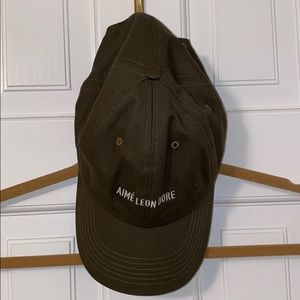Aime Leon Dore baseball hat/ moss green